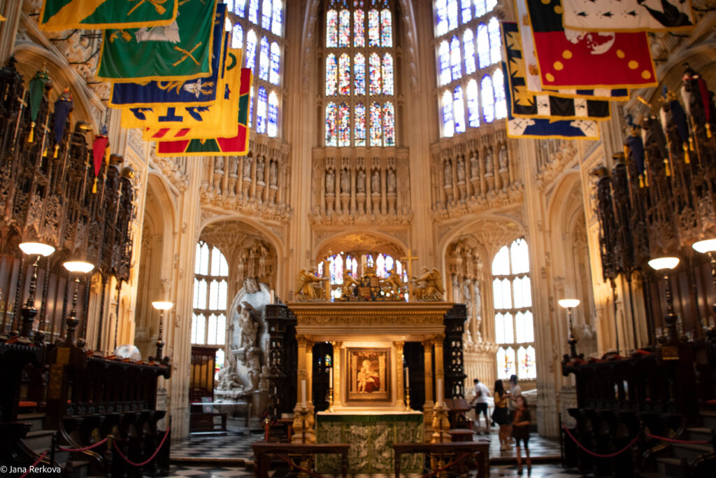 Interior of the Lady Chapel in Westminster Abbey. 