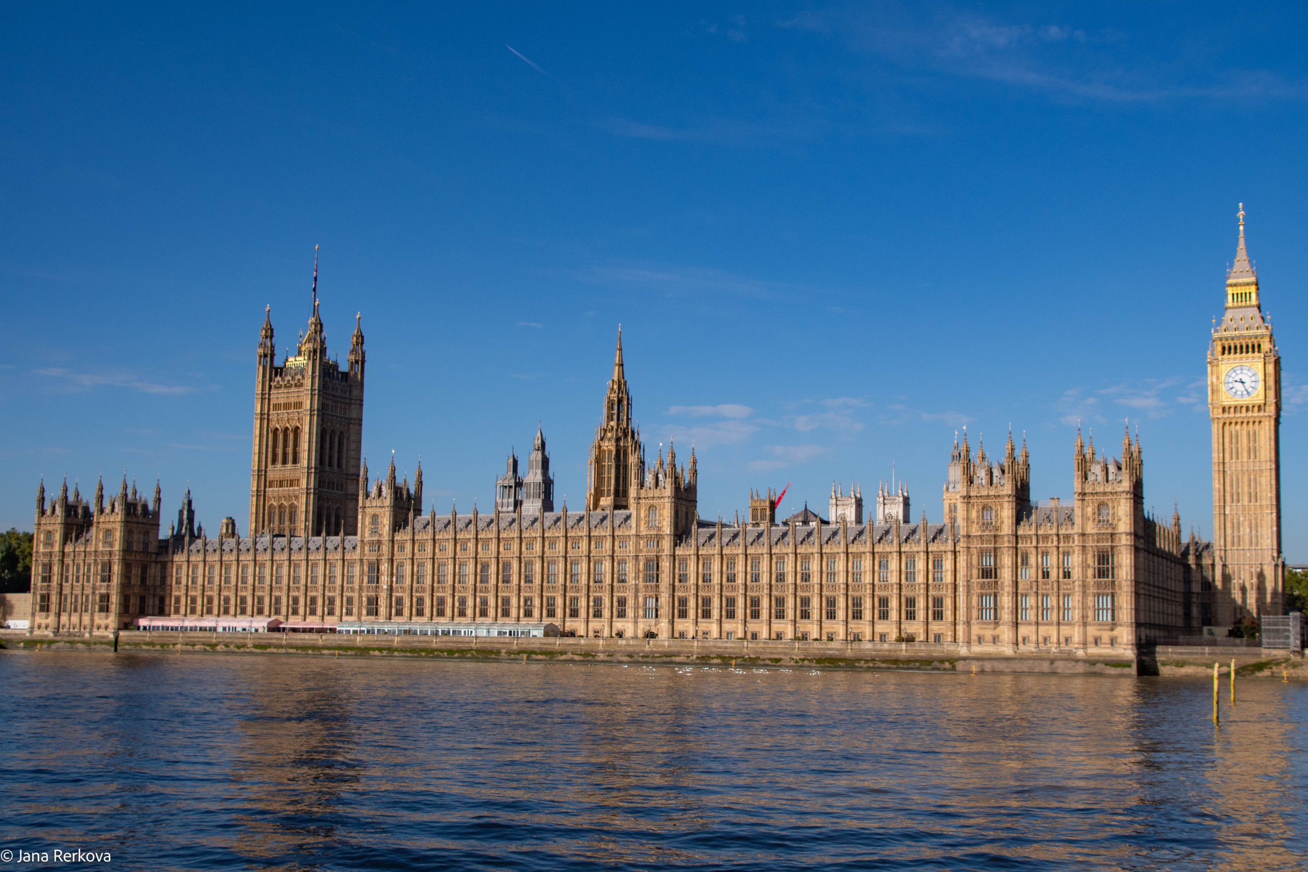The Palace of Westminster from Southbank