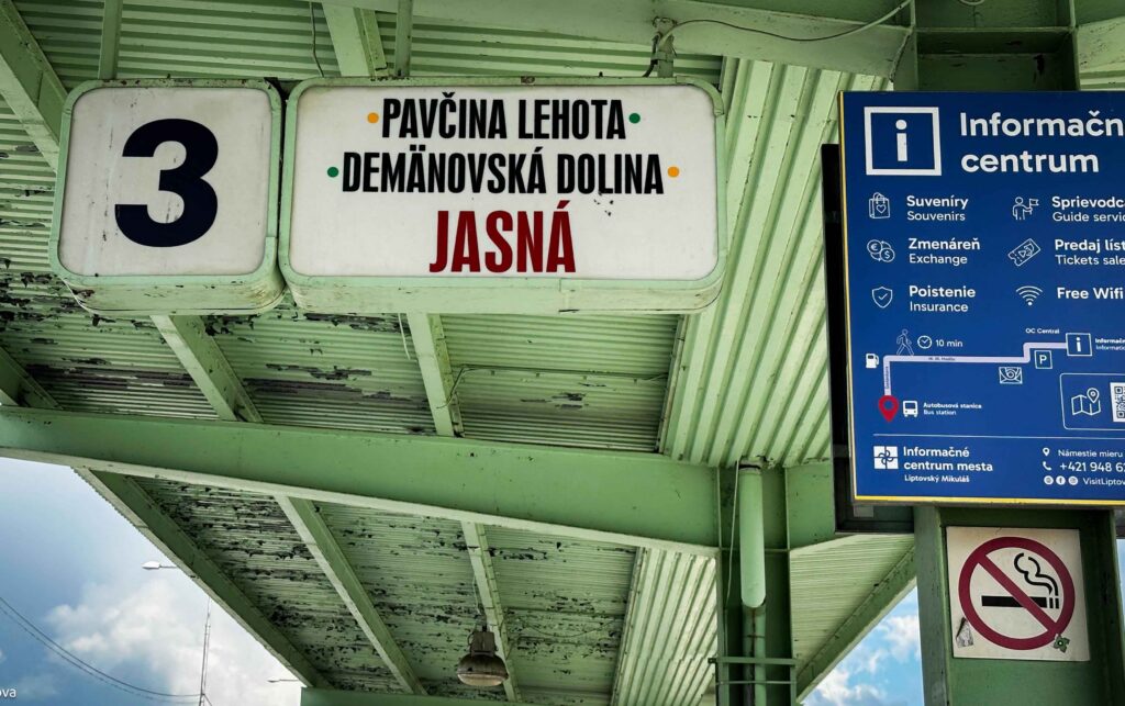 Platform 3, Main Bus Station, Liptovský Mikuláš Slovakia — ©Jana Rerkova, Rucksack and Road